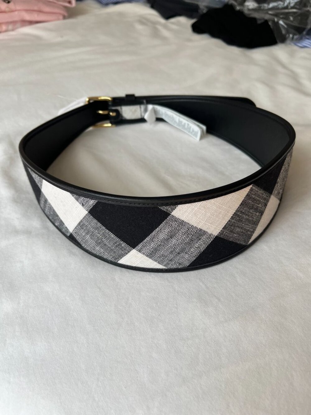 Banana Republic Linen Accent Wide Belt Small NWT